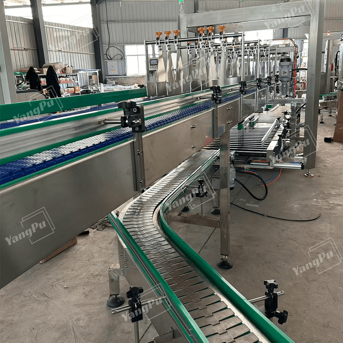 Yangpu Drop-Type Case Packer Machine for Bottles and cans YPZX-D01